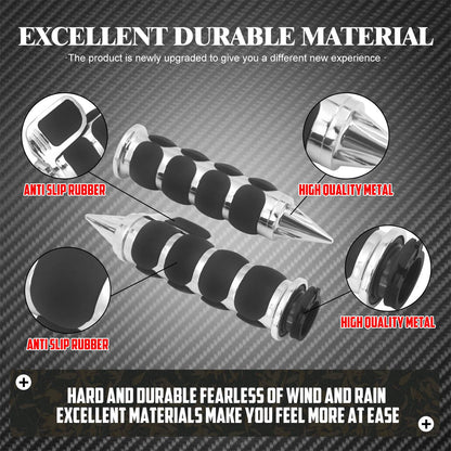 1" Motorcycle Hand Grips 25mm Handlebar Handle Bar For Harley Touring FLHR Softail Fat Boy Sportster XL 883 1200 Dyna For Honda