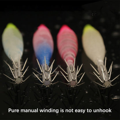 Isca Artificial de Lula com Anzol, 8cm 4g, Plástico Macio, para Pesca em Água Salgada