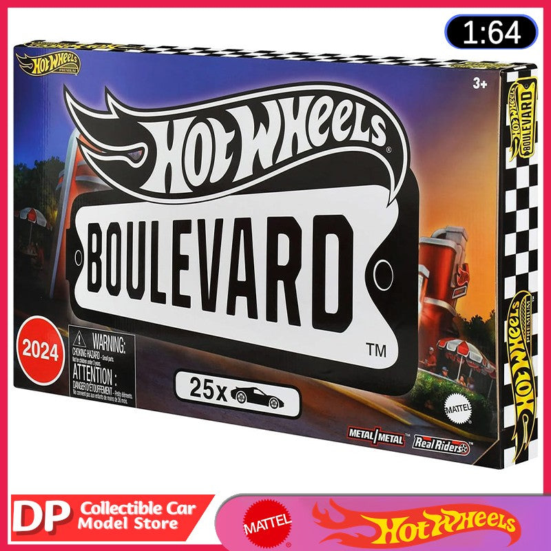 New Hot Wheels Boulevard Exclusive Premium 1:64 Scale Diecast Car 25-Piece Factory Set, Ship Now Unopened