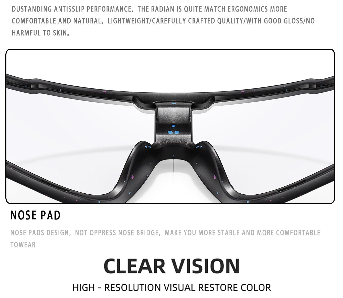 POAT Brand New Style Photochromic Sunglasses Sports Men Women MTB Bike Bicycle Eyewear Cycling Fishing Running Glasses