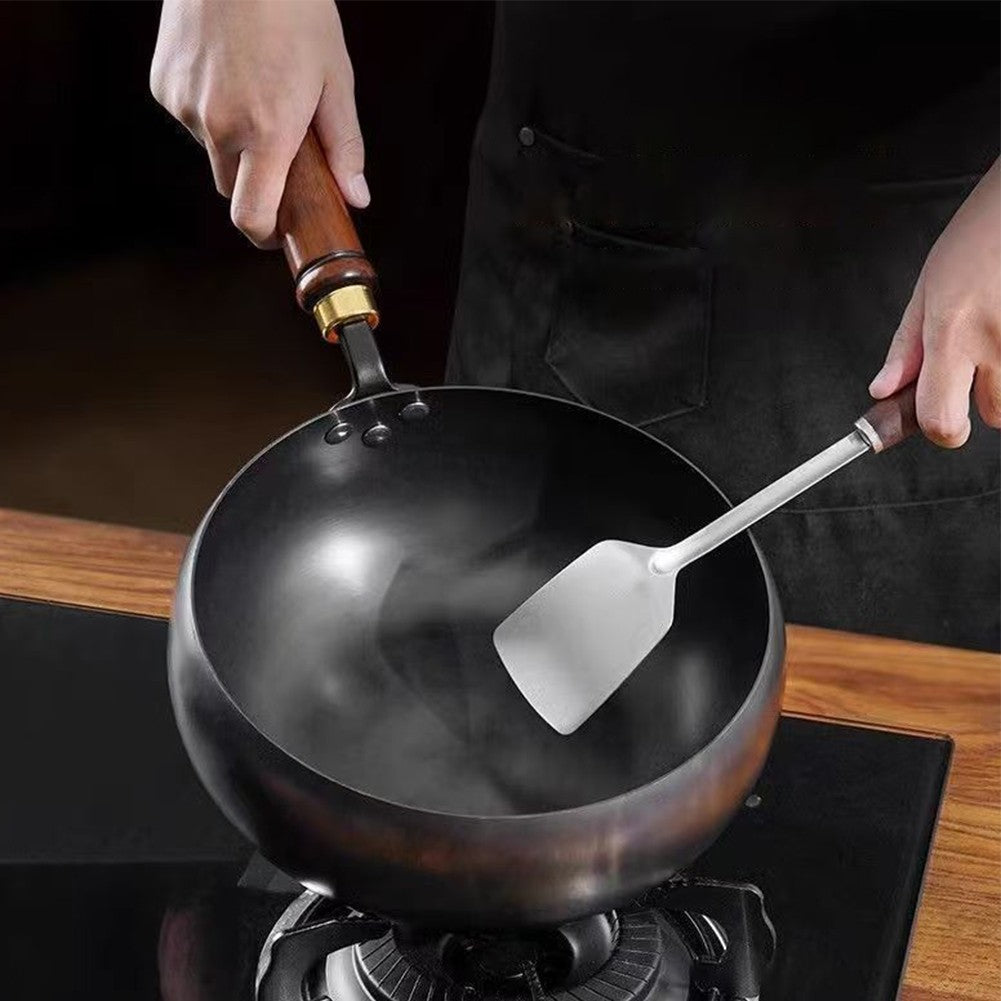 20/24CM Household Stir Fry Stew Pot Big Belly Pot Uncoated And Non Stick Household Stir Fry Pot For Hiking Camping Universal Pan