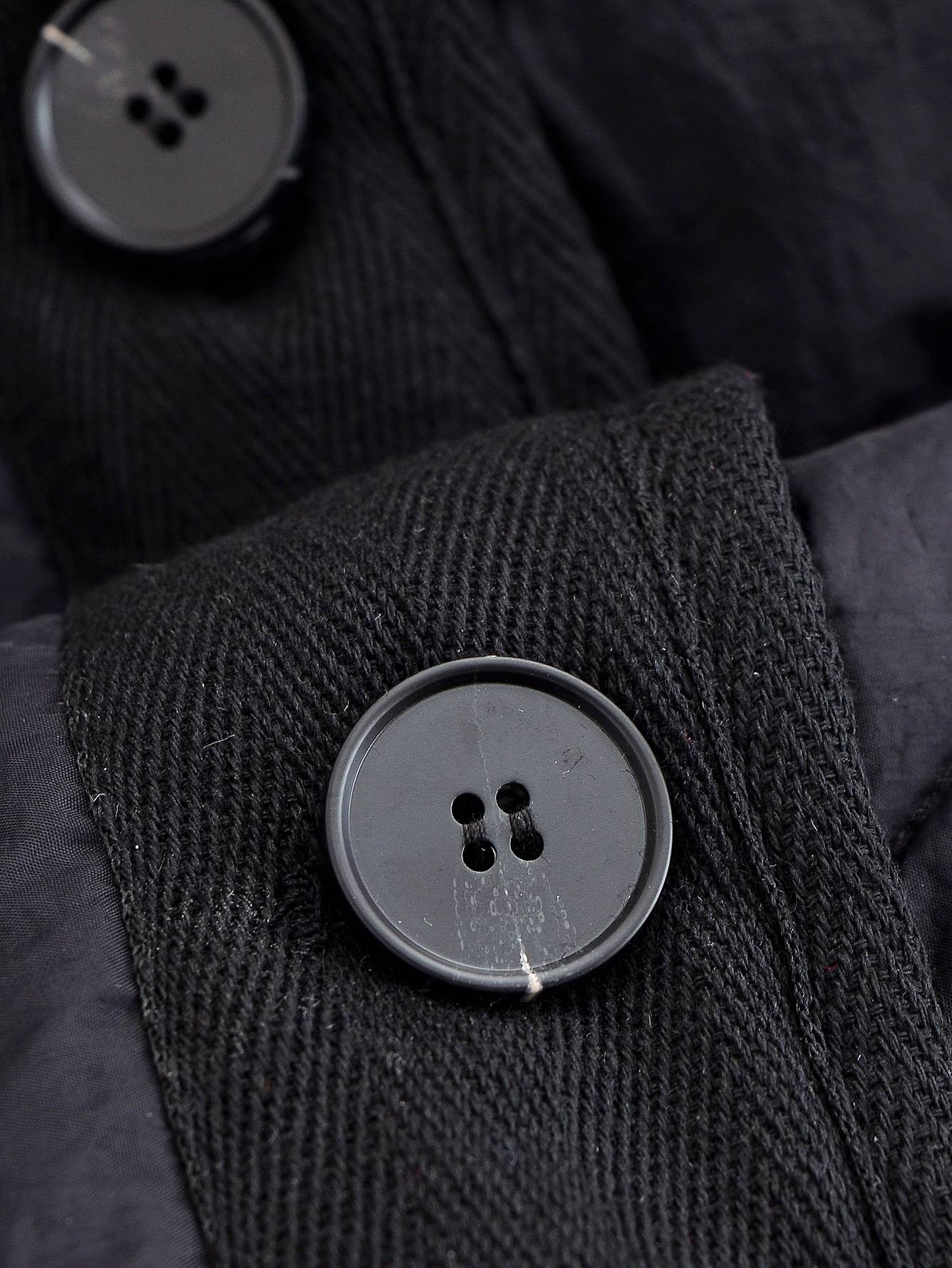 Nlzgmsj Autumn Winter Women's Solid Single-breasted O-Neck Jacket Fashion  Long Sleeve Coat  Street Casual  Short  Jacket