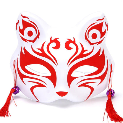 Japanese Anime Demon Slayer Mask Cosplay Thicken Plastic Masks Halloween Party Costume Props Fox Mask