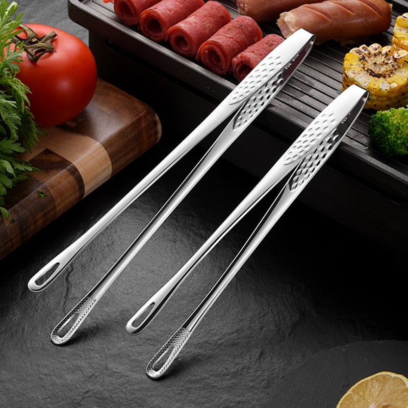 2 pinças de cozinha, pinças de churrasco, pinças de cozinha de aço inoxidável, pinças de chef para alimentos e carne, clipe de pinças de churrasco, ferramentas e acessórios de cozinha