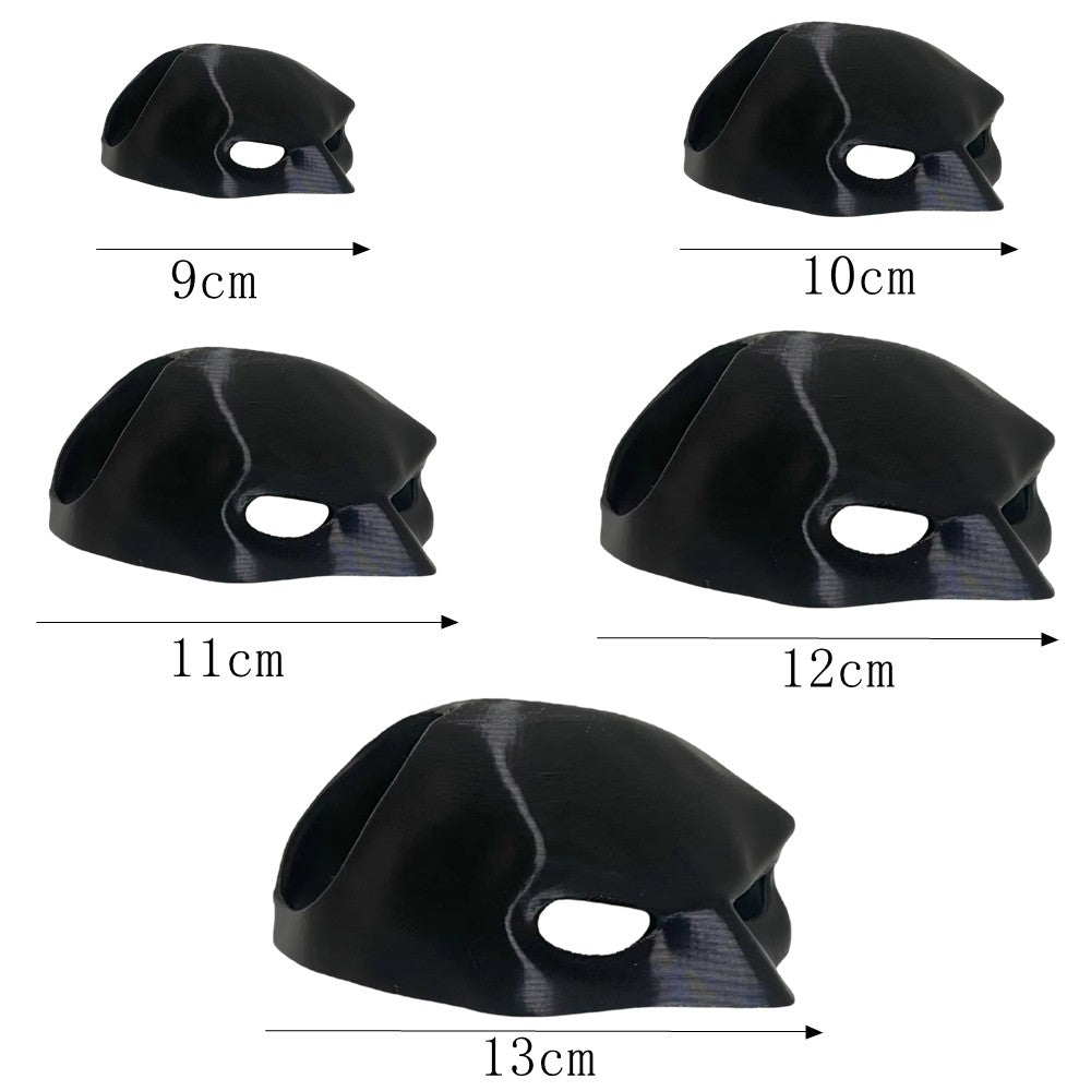 Máscara de Gato Morcego Vingador Preta Máscara Fofa de Super-Herói Gato Morcego Halloween Cosplay Fantasia de Halloween para Pets Gatos Suprimentos para Pets XS-L
