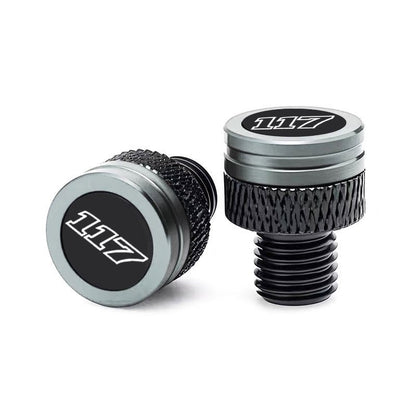 Motorcycle CNC Rearview Side Mirror Hole Cap Plug For Harley Softail Low Rider ST FXLRST FXRST Breakout Touring CVO 117