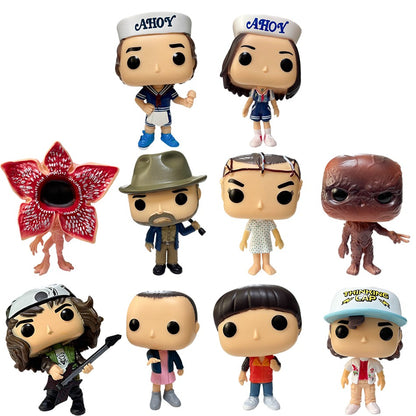 Anime Strangers Things Boneco Jane Ives/Will Byers/Mike Wheeler Boneco de Ação Cosplay Vinil Enfeite Bonecos Brinquedo Presente de Ano Novo