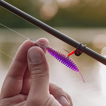 Giradores de Pesca de Aço Inoxidável com Mosquetão 4#-12# Rolamento Conector Duo-Lock Kit Pesca Água Salgada Doce Isca Equipamento 50-200 Peças