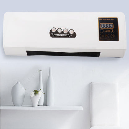 Ventilador Quente de Ar Condicionado de Parede, Controle Remoto de 10m, Aquecedor de Ar Condicionado de 1800W para Quarto