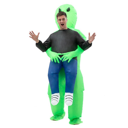 Inflatable Alien Costume for Adults - Halloween Inflatable Fun Cosplay Party Dress up Stage Show Holiday Gift Idea