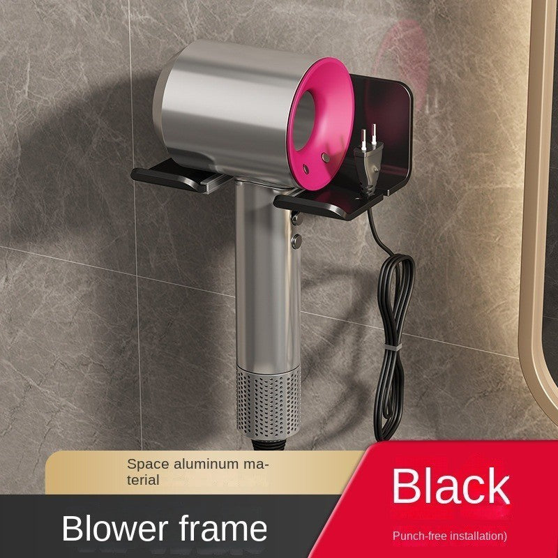 Suporte para Secador de Cabelo Suporte para Chapinha de Cabelo Suporte de Parede de Armazenamento para Banheiro sem Perfurações Prateleiras para Casa