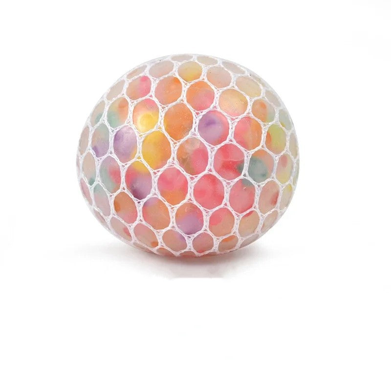 1PC Creative New Decompression And Ventilation Grape Ball Toys Tricolor Colorful Beads Grape Ball Pinch Le Toys