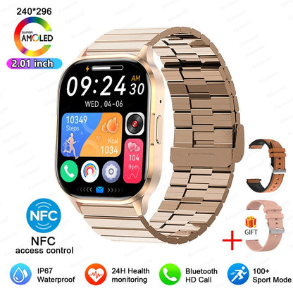 Smartwatch Ultrafino Masculino Feminino Tela Sempre Ativa Pulseira Esportiva Chamada Bluetooth Fashion Smartwatch Saúde Mostrador Personalizado
