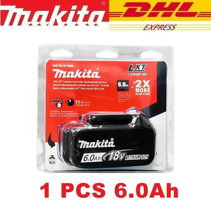 ??Bateria recarregável Makita 6.0Ah 18V 100% original para ferramentas elétricas Makita 18V BL1830 BL1830B BL1840 BL1840B BL1850 BL1850B