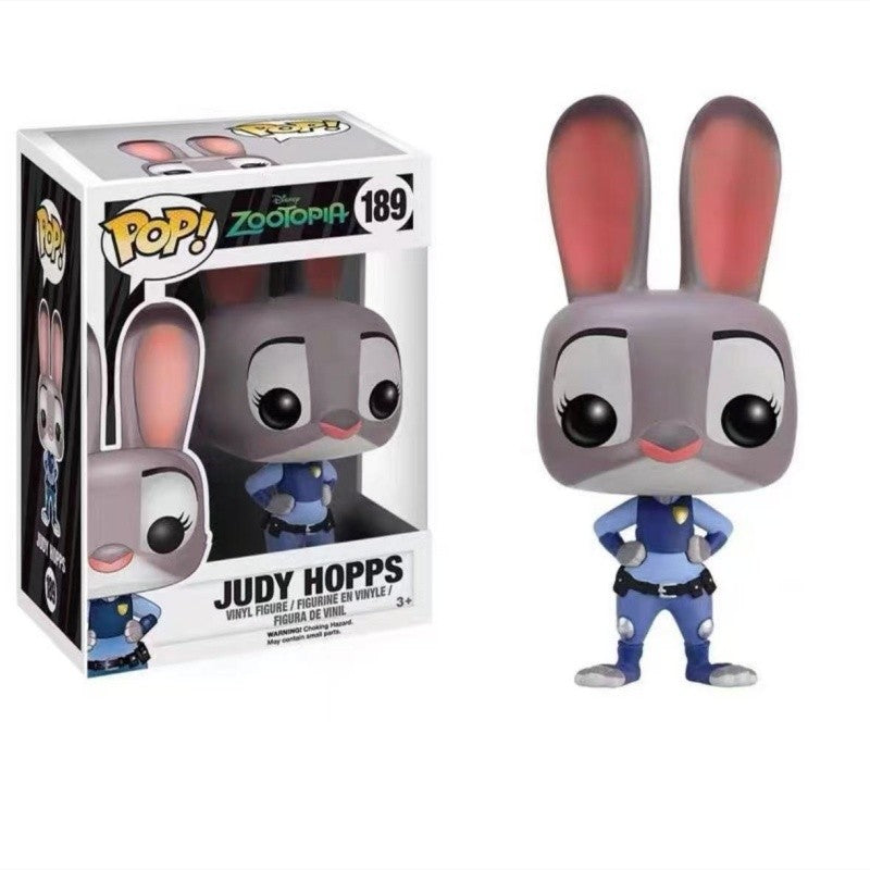 Funko Pop! Nick Wilde Zootopia Judy Hopps Flash Bonecos de Ação Edição Limitada Modelo de Estatueta Bonecos de Brinquedo Figura de Vinil Presente Infantil
