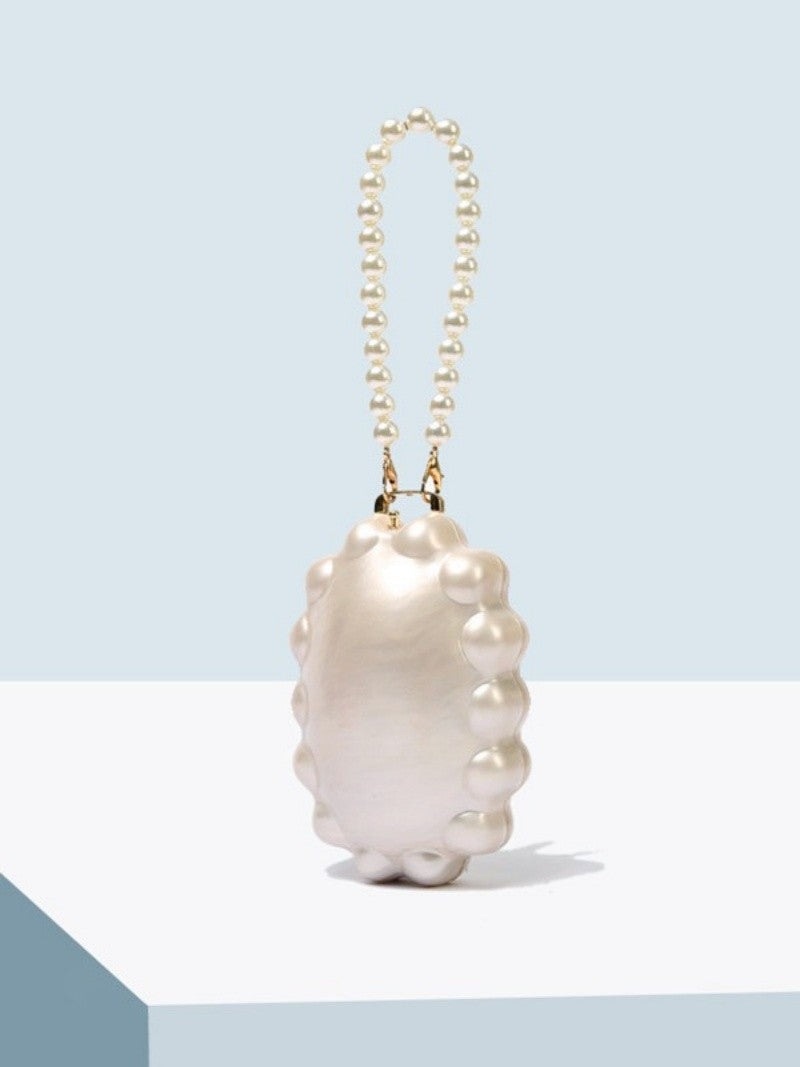 Daisy Shape Fashion Acrylic Shell Clutch Evening Bags Wedding Party Women Bead Luxury Brand