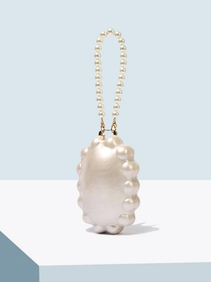 Daisy Shape Fashion Acrylic Shell Clutch Evening Bags Wedding Party Women Bead Luxury Brand