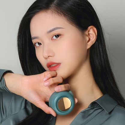 Portable Fan Mini Handheld Rechargeable Bladeless Electric Fan Clip Waist Fan Suitable for Outdoor Ventilation Desktop Small Fan