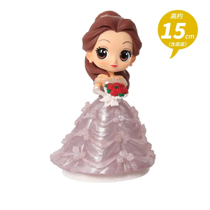 100% Em estoque Bandai BANPRESTO Qposket A Bela e a Fera ela Modelos Brinquedos Presentes Novo e não aberto