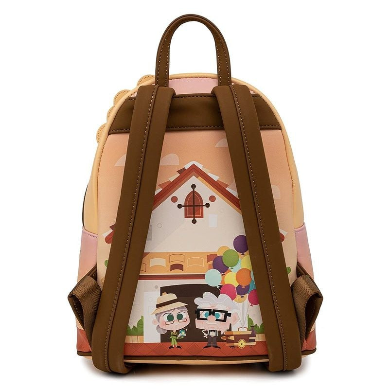 Loungefly Disney Pixar Up Working Buddies Womens Double Strap Shoulder Bag Purse School Backpack Cute Cartoon Girl Backpack Gift