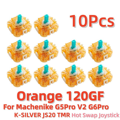 2pcs TMR for Machenike Mechanic Hall Swap Joystick JS20 Multiple Tactile Options Compatible G6pro G5pro V2 Game Controller Jh20