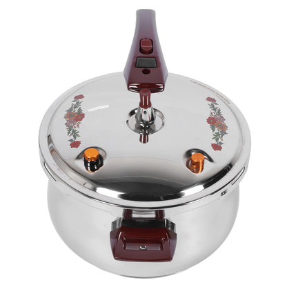 11L Pressure Cooker 80KPA Stainless Steel Multifunctional Multiple Security Guard with Ergonomic Handle Stovetop Pressure Cooker