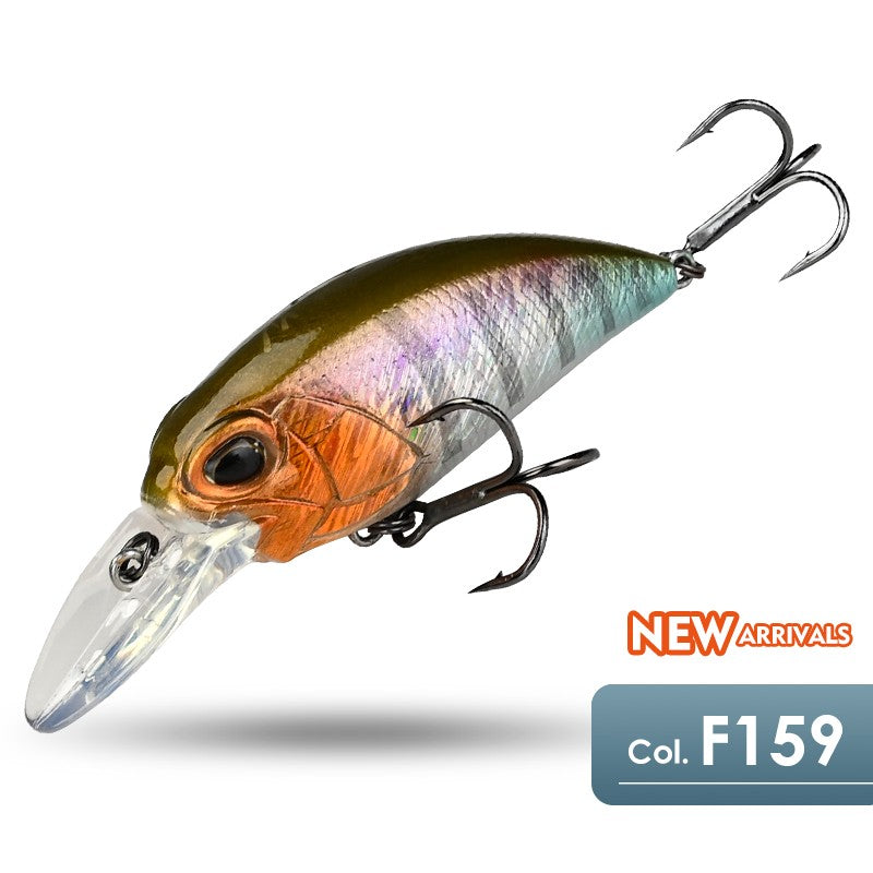 MEREDITH JERK CRANK M65 8A 14g Hot Model Isca de Pesca Artificial Rígida 11 Cores Wobbler Minnow Profissional de Qualidade Profundidade 2.0-2.5m