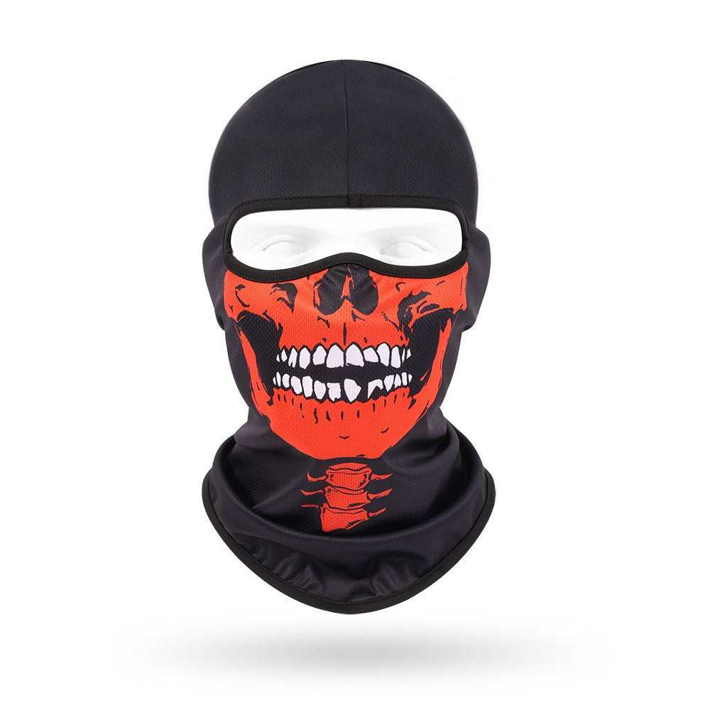 Quick-Dry Skull Face Mask - Breathable Sun Protection for Cycling & Outdoor Sports