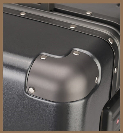 20"/22"/24"/26"/28" Suitcase Fashoin Rolling Luggage Travel Aluminum Frame Case with Wheel Alloy Trolley Bag 20'' Carry-On Cabin