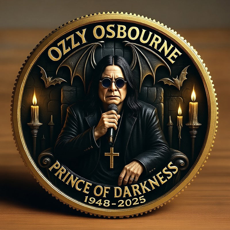 Ozzy Osborne Figure Thank You Ozzy The Final Show Resin Duck Doll Ornaments Desktop Decoration Cute Doll Fans Souvenir Gift