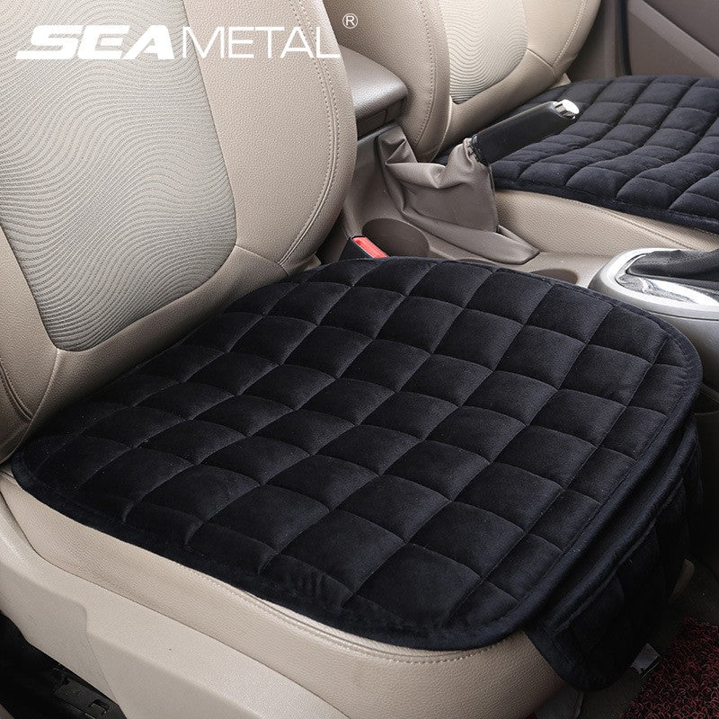 Capa de Assento de Carro de Pelúcia SEAMETAL Almofada de Carro Ultramacia Protetor de Assento de Carro Antiderrapante Universal para Sedans SUVs Caminhões Picapes