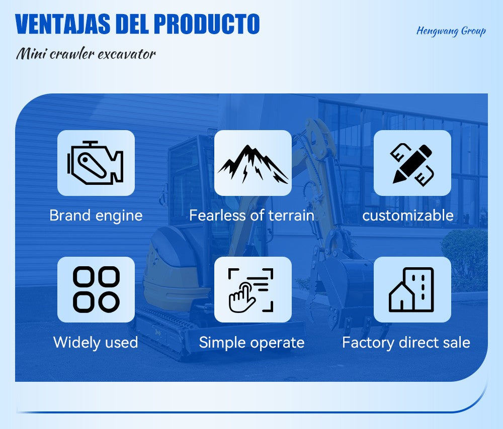 Ar Condicionado Cabine Escavadeira Mini de Esteira 2,5 Toneladas Trator Agrícola a Diesel Mini Escavadeira Hidráulica Máquinas de Construção