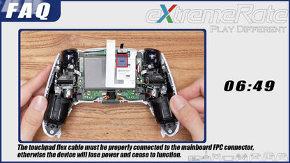 eXtremeRate Programable RISE4 V3 Remap Kit for ps5 Controller BDM-030/040/050, Upgrade Board & Redesigned Back Shell & Buttons