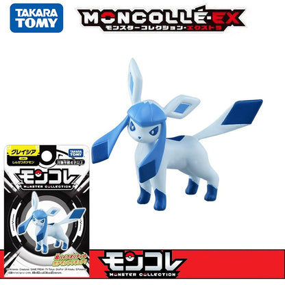 Original TAKARA TOMY Pokemon Figurine Toys Mimikyu Sylveon Lapras Charizard Umbreon Vaporeon Snorlax Model Dolls Birthday Gifts