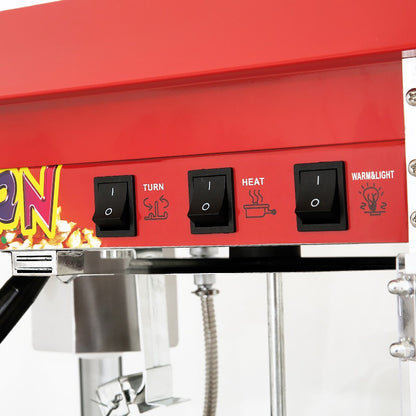 Máquina de Pipoca Automática Industrial Comercial Equipamento de Lanche para Uso Doméstico e em Cinemas