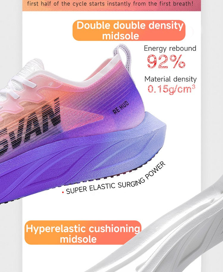 Tênis IRUNSVAN HEAT 2.0 com Placa de Carbono, Profissional para Maratona, Corrida, Treino Atlético e Esportivo Masculino