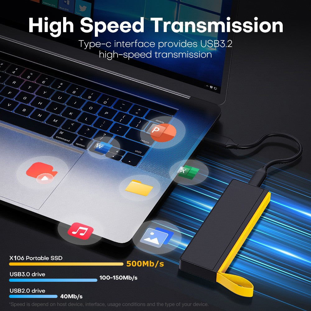 kodak SSD Externo 2tb 1tb 1000Mb/s 500Mb/s Disco SSD Externo Portátil 256gb Para Laptops Smartphone
