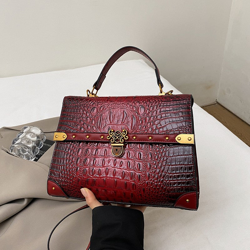 Luxury Purple Handbag Classic Women Bag 2025 New Designer Shoulder Bag High Quality Solid Pu Leather Crossbody Small Square Bag