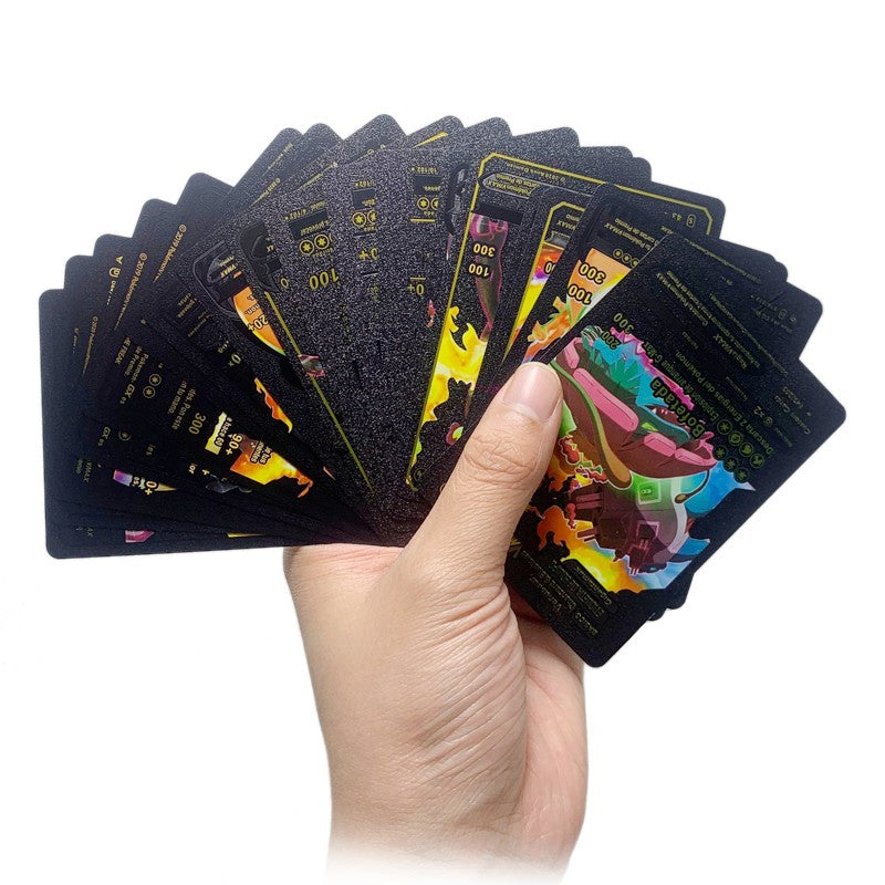 Cartas Pokémon Arco-Íris Douradas Prateadas Vmax GX Coleção de Cartas de Batalha Cartas de Treinador Espanhol Inglês Francês Brinquedos Infantis Presentes de Natal