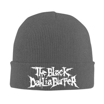 THE BLACK DAHLIA MURDER Gorros de Banda Chapéus de Tricô Masculino Feminino Y2K Legal Elástico Outono Bonés de Ginástica Design Toucas