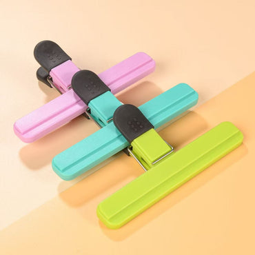 2pcs Portable Sealing Clips for Food Bags Plastic Kitchen Tool Keep Coffee/Bread/Chips/Snacks Fresh