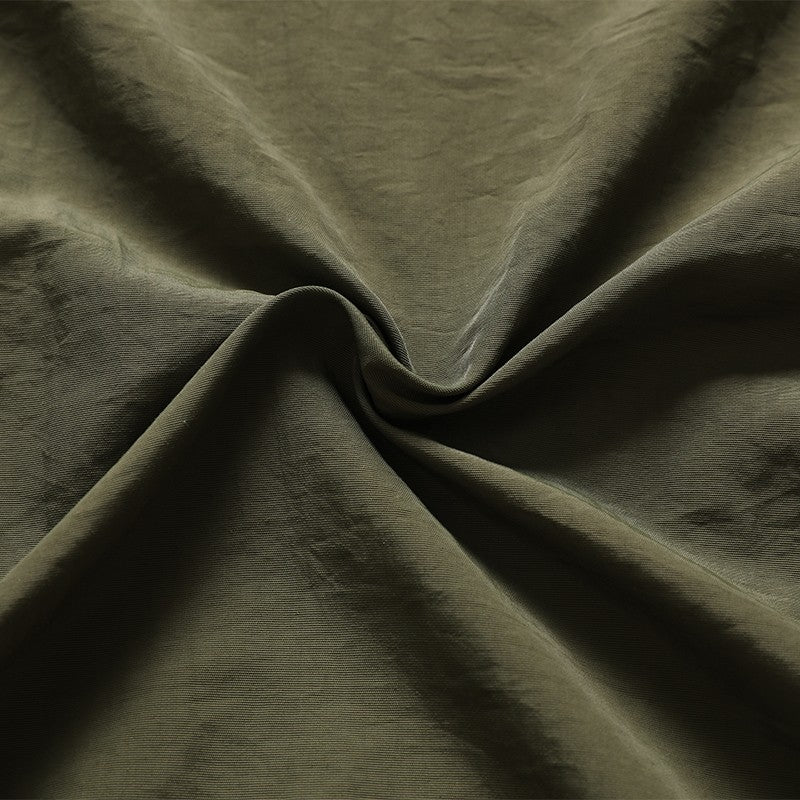 2024 New Summer Cargo Shirt for Men Long Sleeve 2-Pocket Shirts Outdoor Casual Colthing Solid Color Quick-dry Tops Overshirt