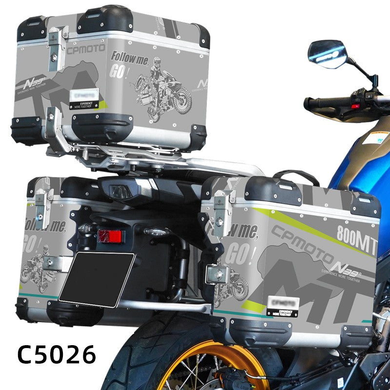 Adesivos de Motocicleta BIKE GP para CFMOTO 800MT N39° Conjunto de Adesivos Decorativos para Caixa de Ferramentas de Alumínio Baú de alumínio