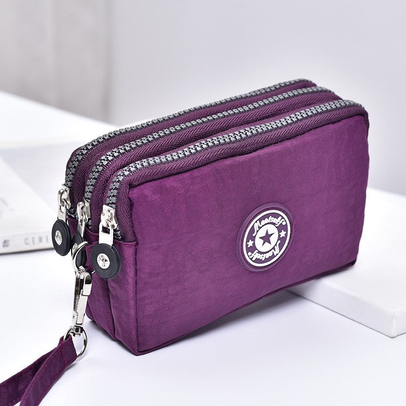 New large-capacity ladies' mobile phone bag, ins European and American style wrist strap loose change clutch
