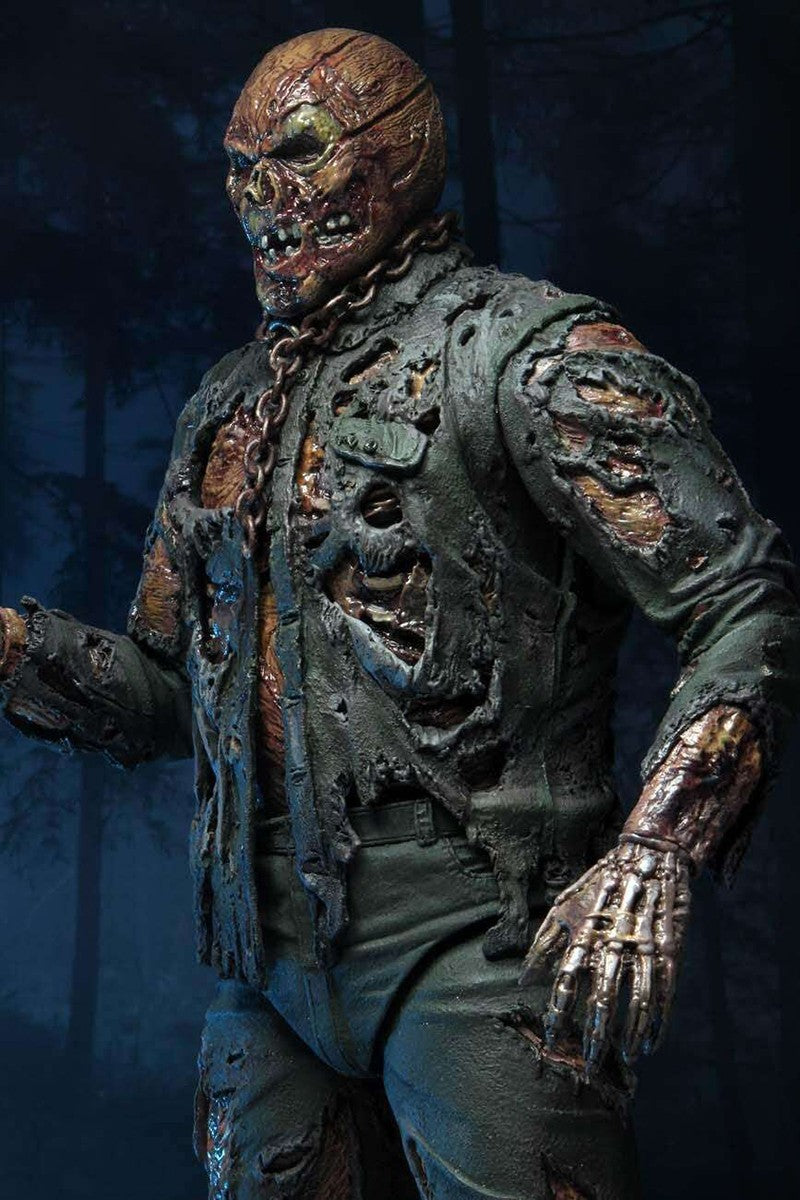 Original NECA Michael Myers Figure Ultimate Jason Voorhees Action Figure With LED Toys Christmas Halloween Horror Gift