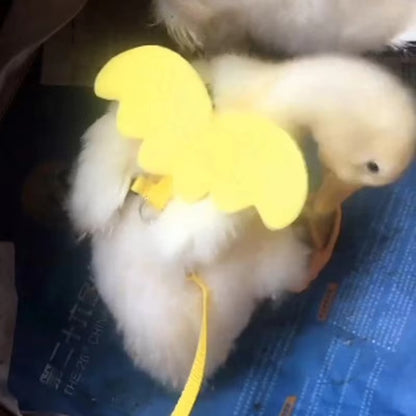 Cute Wing Duck Leash Pet Cat Harness Safety for Puppy Dog Kitten Adjustable Walking Towing Rope Pet Supplies, Small Animals