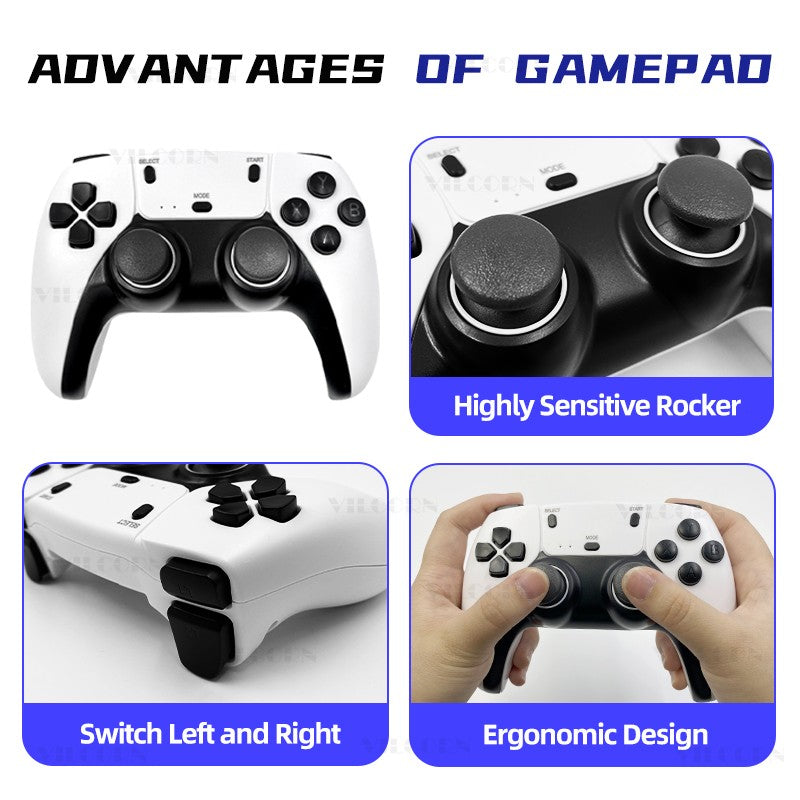 VILCORN 1PC/2PCS 2.4G Wireless Gamepad for M15 & X9 Game Stick Plug & Play Game Controller for SF3000HD Handheld Console Gaming