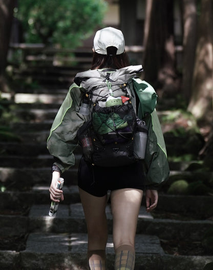 BISINNA Camping Backpack 25+10L Ultralight Travel Bag for Men Women Large Capacity Outdoor Sports Climbing Hiking Backpack