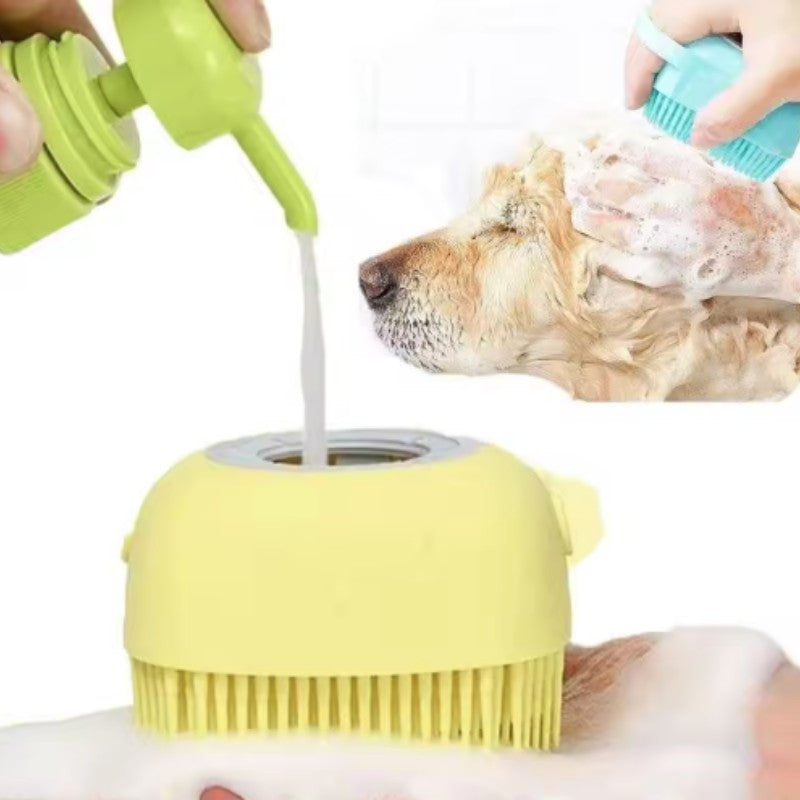 Multifunctional Bath Massage Brush for Dogs And Cats Soft Safety Silicone Puppy Grooming Tool Big Dog Cat Pet Accessories