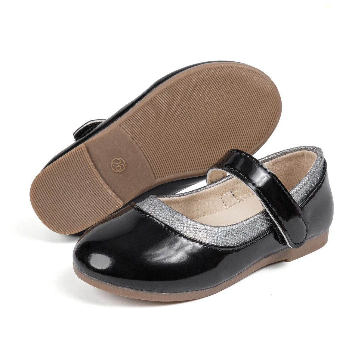 Fashion Children's Flat Shoes Non-slip PU Leather Shoes 3-colors Comfortable Wear-resistant All-season Mary Jane Princess Shoes